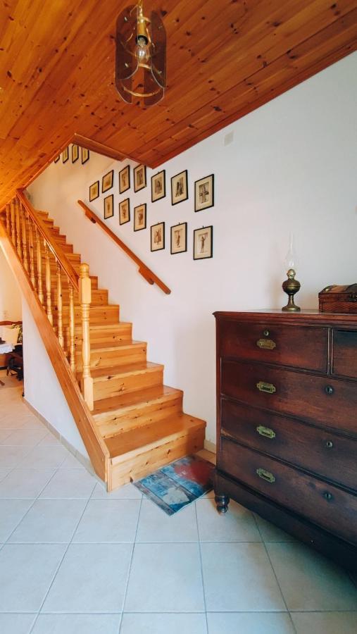 Retro Wooden House Gaios Villa ภายนอก รูปภาพ